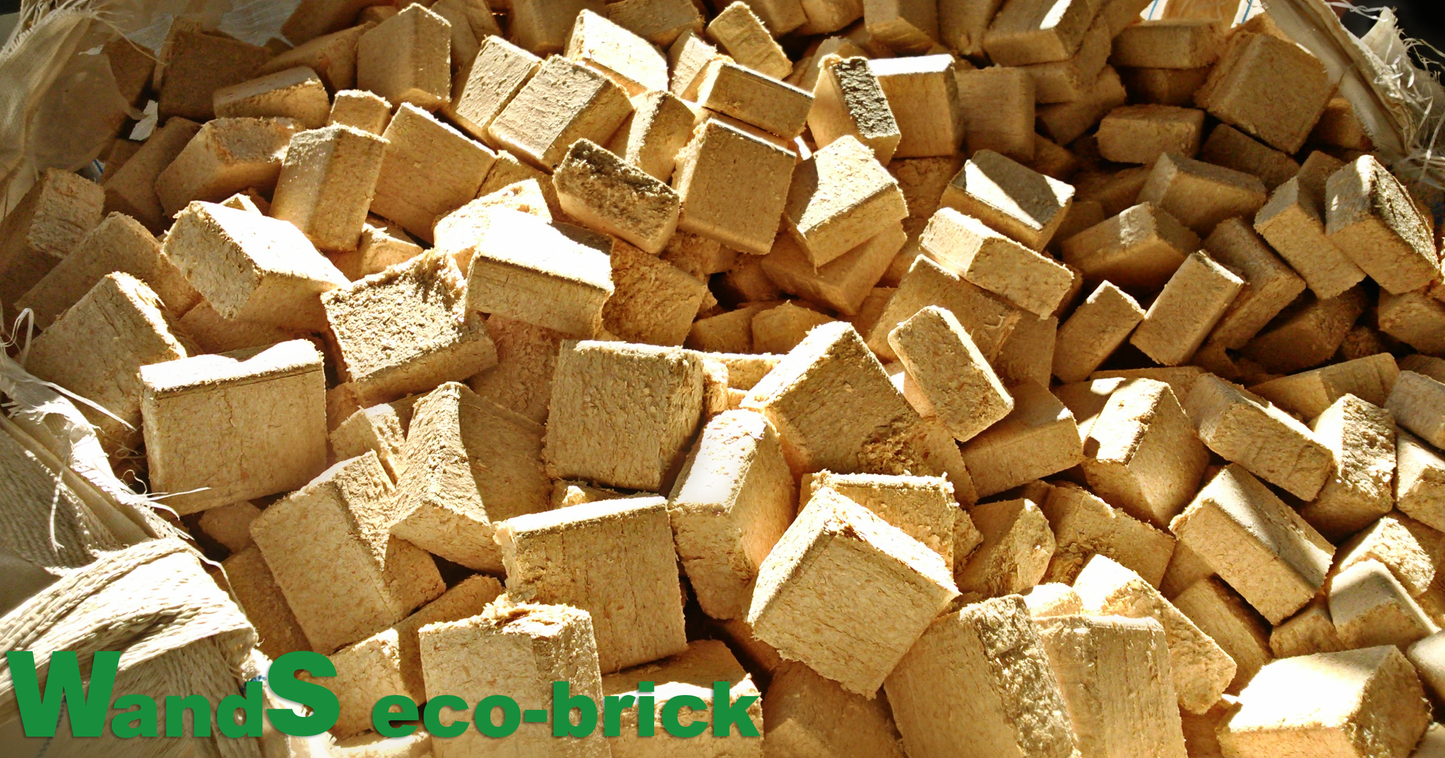 Eco Brick - Μπρικέτες Ξύλου  (για Τζάκι & Σόμπα)