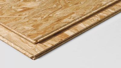 OSB3  18X 1250 X 2500 mm Γλώσσα - Λούκι 4 πλευρές, μη λειασμένο ξυλεία αντοχή