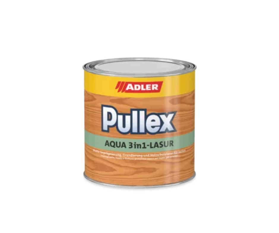 Pullex Aqua 3in1-Lasur Υδατοδιαλυτός εμποτισμός εξωτερικών ξύλινων επιφανειών